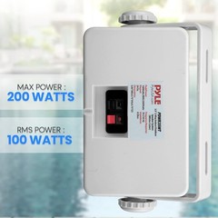 Pyle PDWR35WT 200W waterproof indoor outdoor speaker pair white 3.5 Inches
