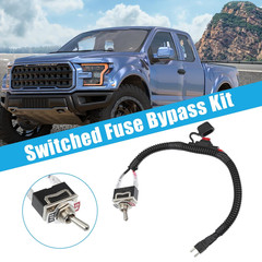 1 Set 37.5Cm 14.76″ Universal Automotive Switched Fuse Bypass Kit Fuse