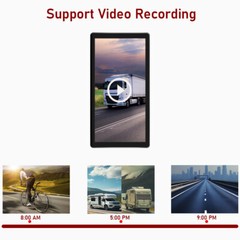 10.36 AHD BSD Truck Side View Vertical Touch Screen DVR Monitor For Truck Bus