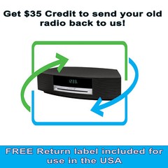Bose Wave Music System AM/FM CD Player Clock Radio+ Remote AWRCC1 Mint Black
