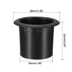 uxcell 52.8mm X 52mm Speaker Port Tube Subwoofer Bass Reflex Silver