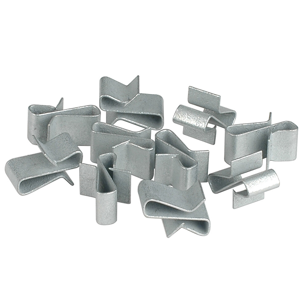 CE SMITH TRAILER FRAME WIRE CLIPS ZINC 3/8″WIDE ZINC 10 PK