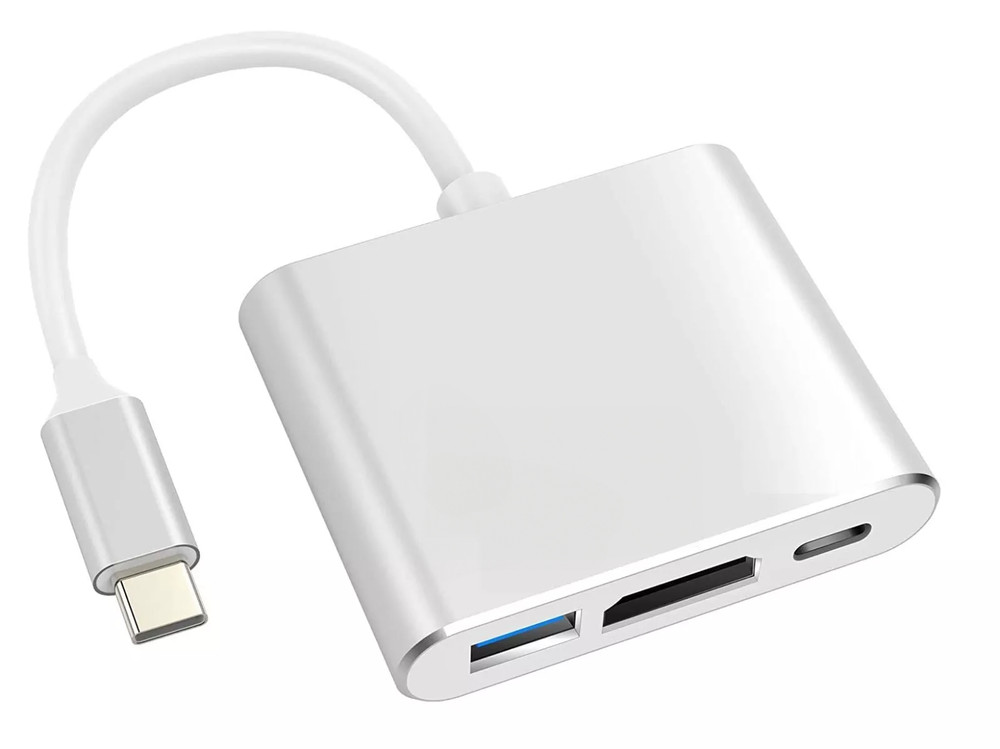 USB C to HDMI Adapter – 4K HDMI Port Multiport AV Converter PD-IN USB-C, USB 3.0