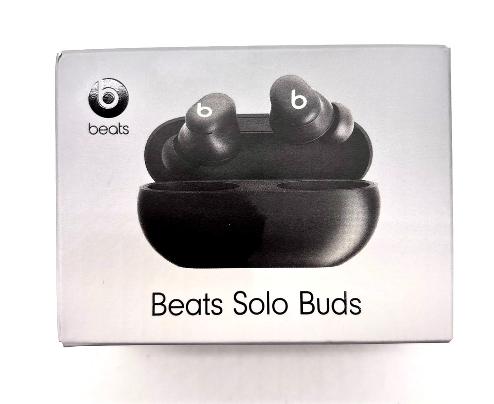 Beats Solo Buds Wireless Bluetooth Headphones Matte Black Brand New