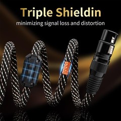 Audiophile 4.92ft Dual RCA Male to Dual XLR Female – HiFi Audio Cable,4N OFC …