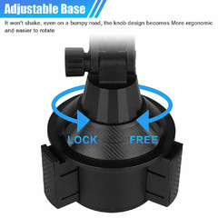 360° Cup Holder Car Mount Cradle for Cell Phone Drink Organizer Holder Universal
