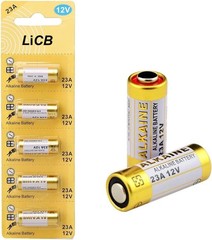 5-Pack A23 12V Alkaline Batteries – Trusted Power for Gadgets & Security Systems