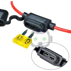 3 Pack 12 Gauge 20A ATC Mini Blade Holder Copper Wire Add Circuit Fuse Tap