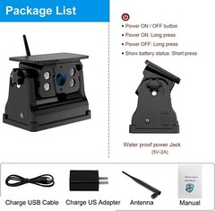 Wireless WiFi Magnetic Battery Powered Backup Camera For iOS&Android Smartphone