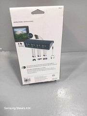 GE Pro 4-Device Audio/Video Switch, S-Video, Composite RCA, Model 38807