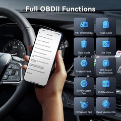 MUCAR BT200 MAX OBD2 Scanner Car AI Diagnostic Scan Tool Full System Free Update
