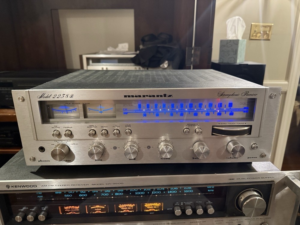 Marantz 2238B Stereo Receiver. PRO Serviced. Clean, Excellent. New LEDs.