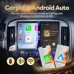 13.1” Carplay Car Stereo Radio For 2014-2018 Chevy Silverado GMC Sierra 8+128GB