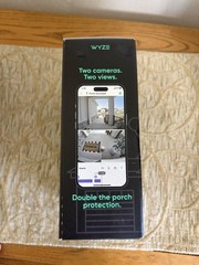 Wyze Wireless Duo Cam Doorbell, Battery, 2 Cameras, 2-Way Audio, Night Vision