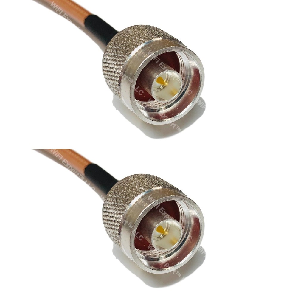 RG142 Silver N MALE to N MALE Coax RF Cable USA Lot