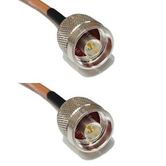 RG142 Silver N MALE to N MALE Coax RF Cable USA Lot