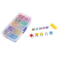 120Pcs Mini Blade Fuse Assortment Kit Fuses Assorted Set Auto Car Motorcycle SUV