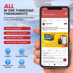 Thinkcar Thinkdiag mini Full OBD2 Scanner Car All System Diagnose Lifetime FREE