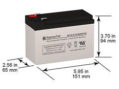 12V 9Ah APC RBC17 battery Replacement By SigmasTek
