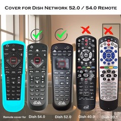 2 Pack Cover for Dish Network 52.0/54.0, 7.87 x 3.15 inches, Green and Blue