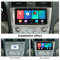 For Toyota Camry 2007-2011 Android 15 CarPlay Car Stereo BT 32GB Radio GPS Navi