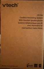 Vetch VG 104 Cordless Answering System With Handset Speaker Phone NEW