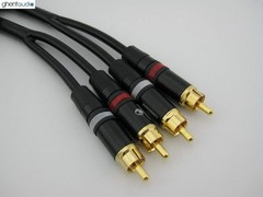 A10(0.5m 1.5ft) — HiFi Canare MR202-2AT RCA (Male to Male) Single Audio Cable