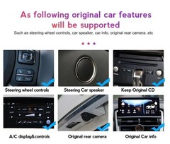 10.25″For Lexus Rx Rx350 Rx450 09~15 Car Radio Android Auto Apple Carplay 8+128G