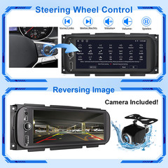 For Jeep Grand Cherokee 1999-2004 Apple Carplay Car Stereo Radio Android 15 Navi