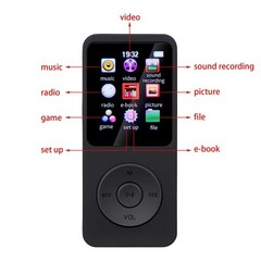 Bluetooth Sport Lossless Music MP4 MP3 Player FM Radio Recorder Support 128GB US
