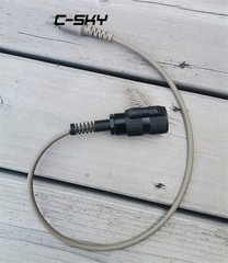 INVISIO V60 6PIN Connector Adapter 50CM Tan Black Plug Compatible 148/150 Radio