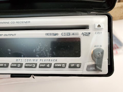 BOSS MARINE MR1420W MP3 COMPATIBLE CD AM/FM RECEIVER 240W CHANNEL NEW IN BOX