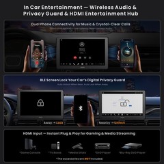 ATOTO X10 10″ 1Din 8GB RAM Car Stereo Android 13 GPS 4G LTE 36B-EQ AI Octa-Core