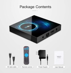 Android Box 10.0 TV Box with 4GB RAM 64GB ROM T95 WiFi 2.4GHz LAN 100M H.265/ BT