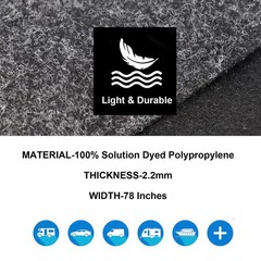 Speaker Sub Box Carpet Carpet Liner Dust Proof Material 78″W Black/Charcoal/Blue