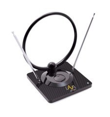 Lava HD-801 Over the Air Amplified Indoor HDTV Antenna For VHF/UHF/FM, 30db Gain