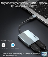 USB C/USB 3.0 to Dual HDMI Adapter, HDMI Splitter Extended Display Adapter fo…