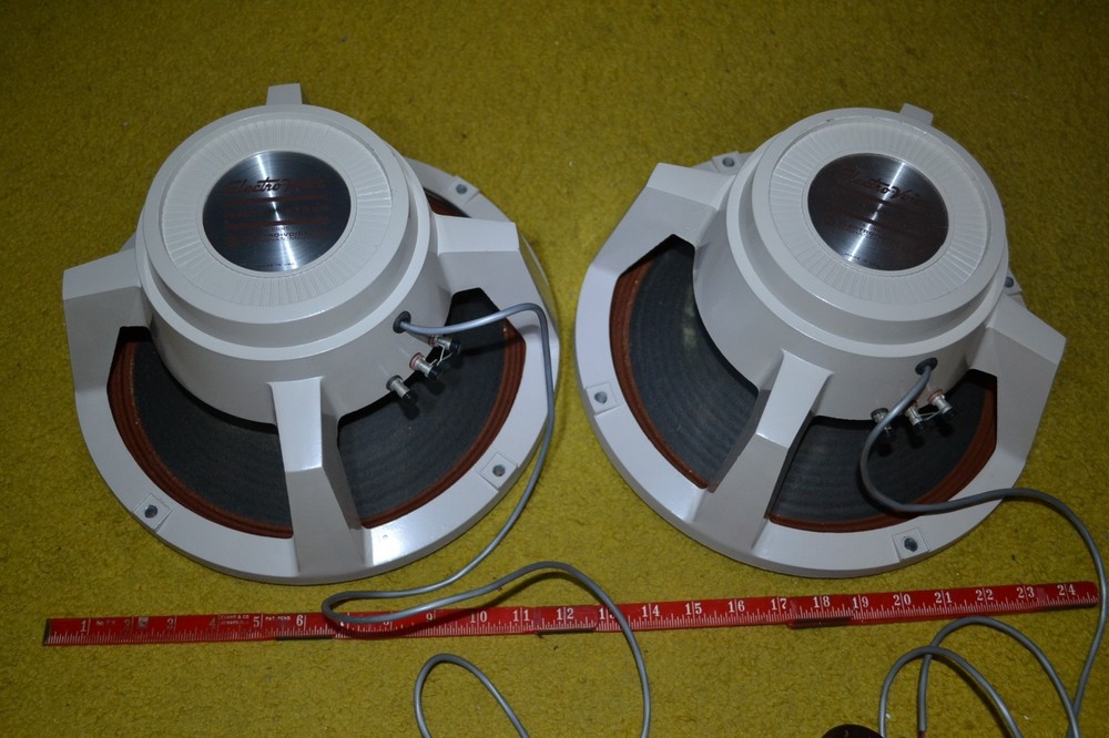 TWO (2) ELECTRA VOICE EV 12TRX8 speakers in VERY GOOD CONDITION test good 16 ohm