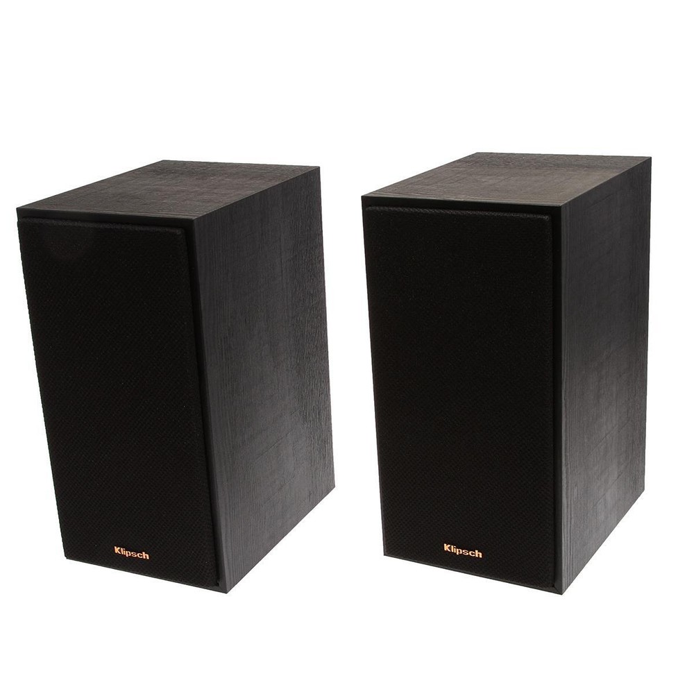 Klipsch Reference R-41M Bookshelf Home Speakers, Black, Pair #1065838