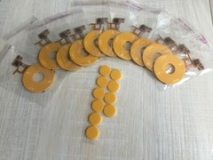 10X Click Wheel + Center Button for iPod Video 5th 5.5 Gen 30GB 60GB 80GB YELLOW