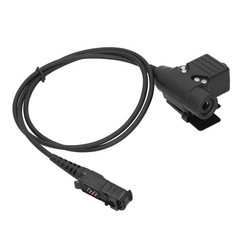 Portable Metal+ABS Walkie-Talkie Headset PTT Cable For Motorola Radio P6600 6620