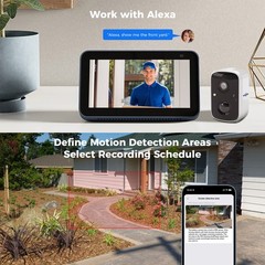 Hiseeu 4MP Wireless 5G Wifi Solar Battery Outdoor Security Camera Two-Way Audio
