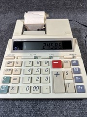 VTG Desktop Calculator 550HD Royal Series/Printer w/ Printing Paper /AC Adapter