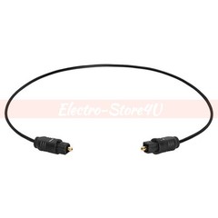 TOSLink Fiber Optical Digital Audio Cable 1.5ft 3ft 6ft 12ft 25ft 50ft S/PDIF
