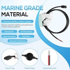 720057-1 PC 11 Filtered Power Cable 6 Feet for Humminbird Helix 8/9/10/12/15