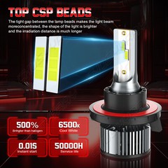 For GMC YUKON XL 1500 2007-2014 – LED Headlight Bulbs High&low beam 9008/H13 Kit
