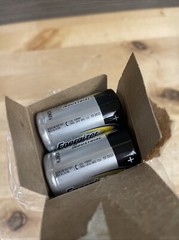 Energizer EN93 Industrial Alkaline Batteries, C , 12 Batteries/Box Exp 12/2033