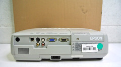 Epson EX30 H283A LCD Projector 223 Lamp Hours. NO REMOTE OR POWER CORD