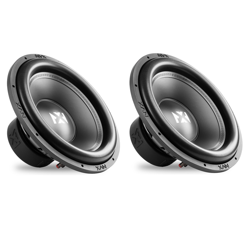 (2) NVX YSW154 800W RMS Dual 4-Ohm 15″ Subwoofers with Enclosure