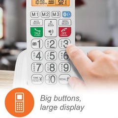 VTech SN5127 Amplified Cordless Phone 90dB Ringer Senior w/ Answering NEW